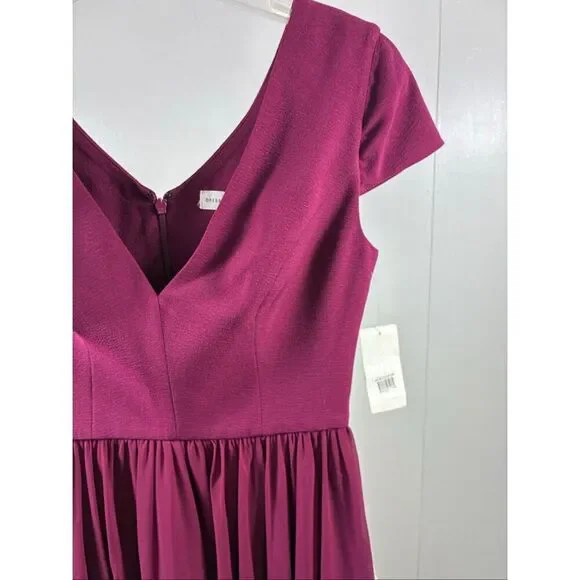 SRCAACADEMY - Dress the Population NWT Corey Chiffon Fit & Flare Cocktail  Dress Size S